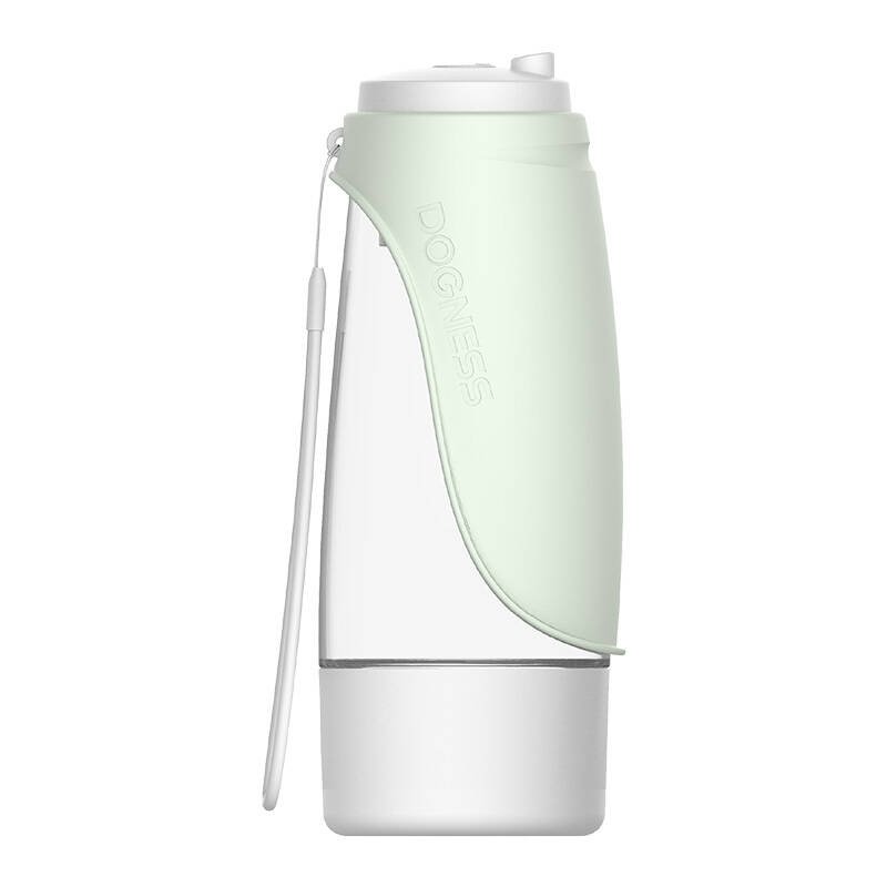 Kelioninis buteliukas su laikymo dėžute 2 viename Dogness D10 438 ml (žalias)