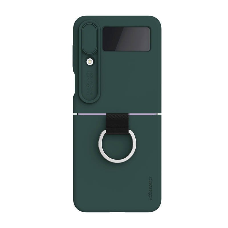 Etui Nillkin CamShield Silky Samsung Galaxy Z Flip 4 5G (žalias)