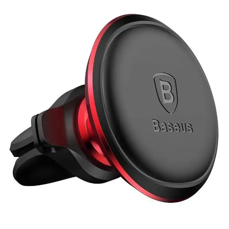 Automobilinis laikiklis Baseus Magnetic Air Vent Red OS