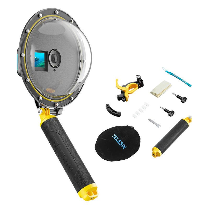 Vandeniui atsparus kupolas Telesin DJI Action 4 / 3