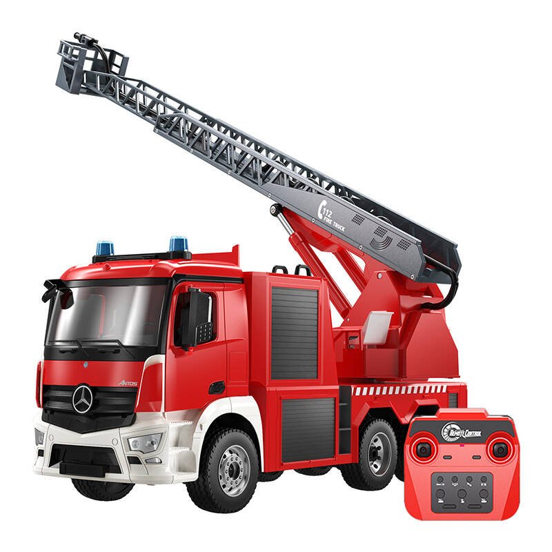 Nuotoliniu būdu valdomas gaisrinis sunkvežimis 1:20 Double Eagle Mercedes-Benz Arocs E667-003