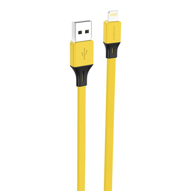 Foneng X96 USB-A į Lightning laidas 2,4 A, 1 m (geltonas)