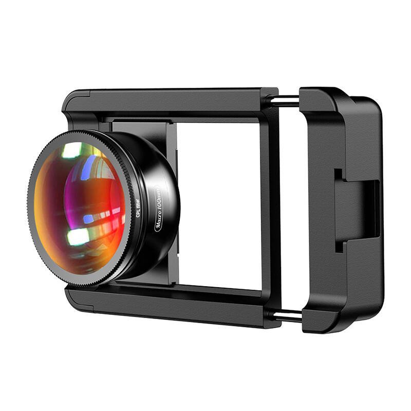 Mobilus objektyvas APEXEL APL-HB100CPL 100mm makro su CPL (juodas)