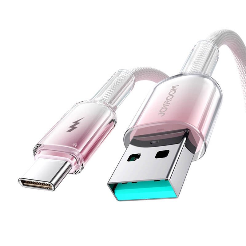 Joyroom S-A42 3A USB-A USB-C kabelis 1,2 m baltas