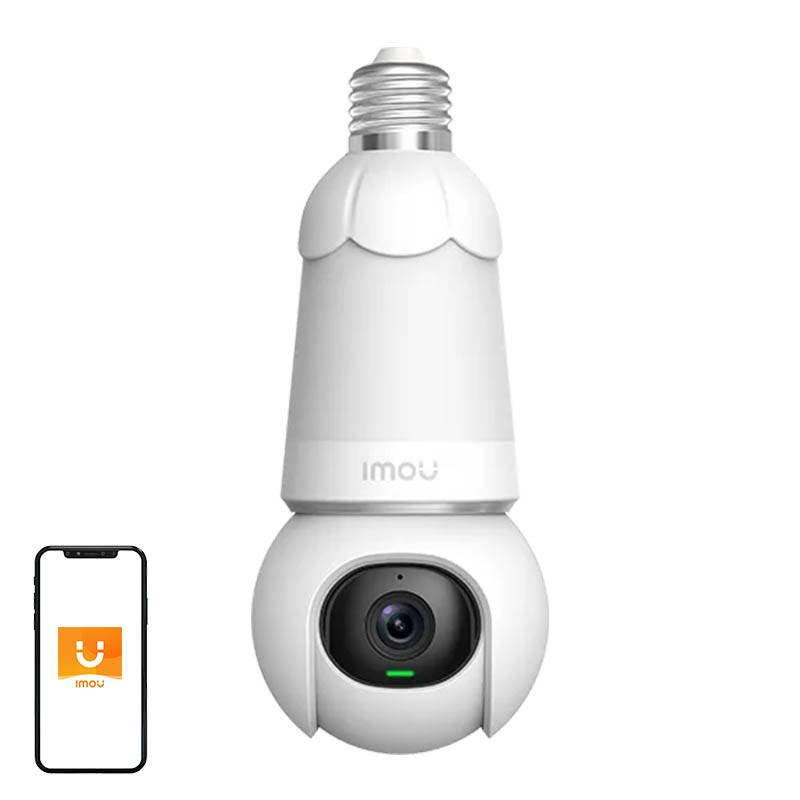 2in1 Lemputė ir 360° Lauko kamera WiFi IMOU Bulb Cam 5MP