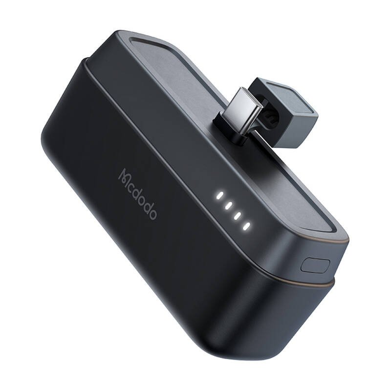 Mcdodo Power Bank MC-6301 20W, 5000mAh su USB-C jungtimi (juodas)