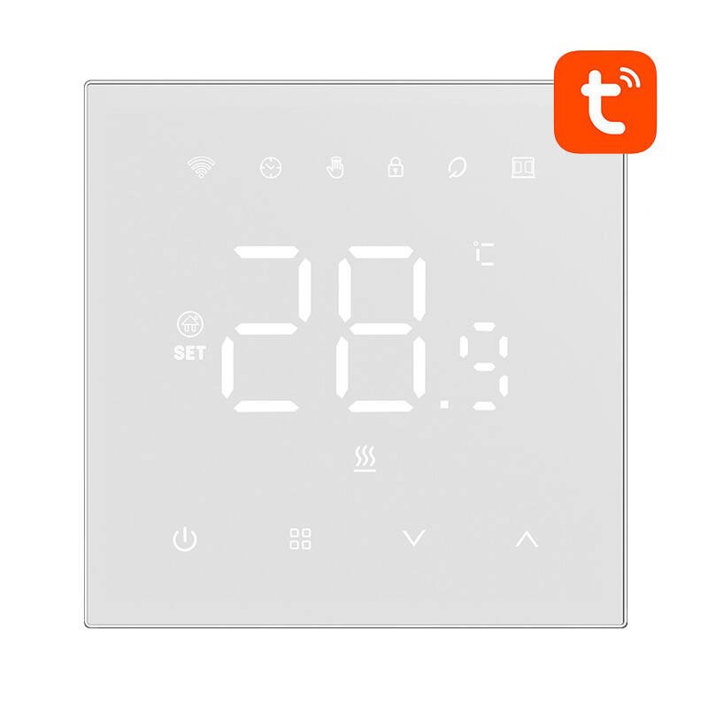 Išmanusis termostatas Avatto WT410-BH-3A-W dujiniam katilui 3A WiFi
