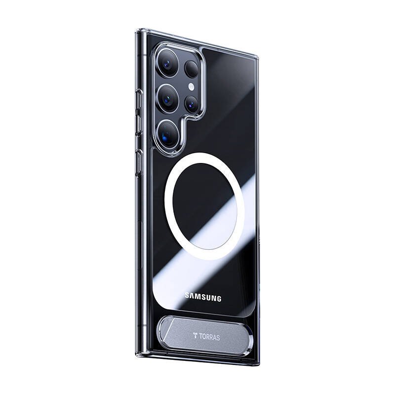 Torras UPRO Pstand dėklas Samsung S24 Ultra (skaidrus)