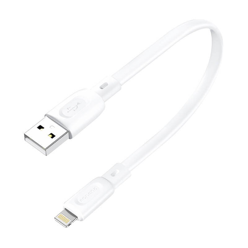 Kabelis USB-A - Lightning Foneng X107 3A, 0,25 m (baltas)