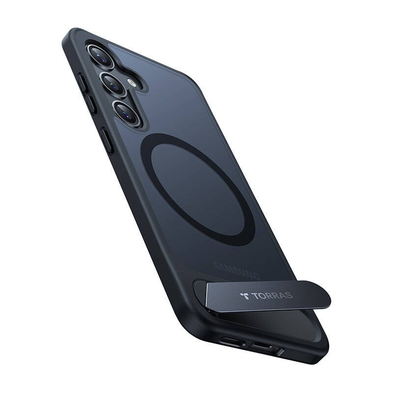 Torras UPRO Pstand dėklas Samsung S24 (juodas)