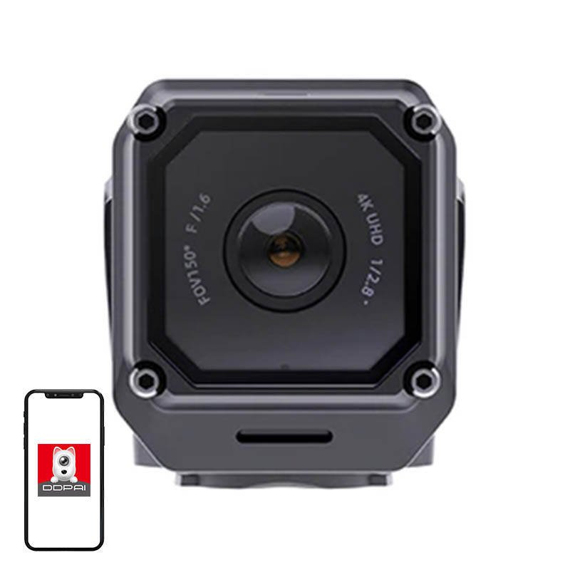 DDPAI Ranger vaizdo registratorius GPS WiFi 4K motociklui