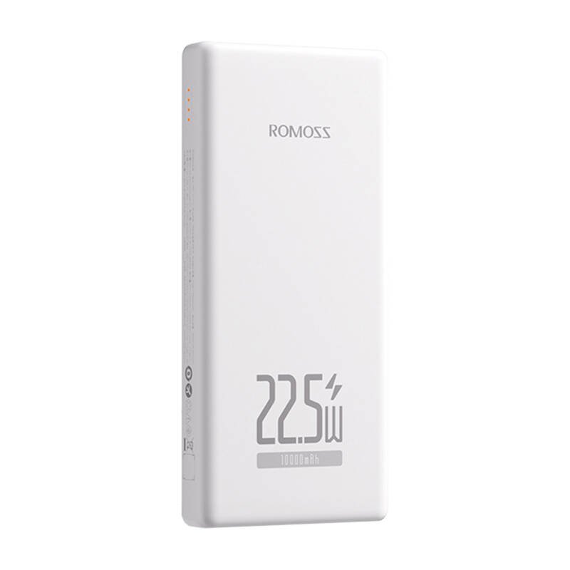 Išorinė baterija Romoss PRC10 10000mAh 22.5W (balta)