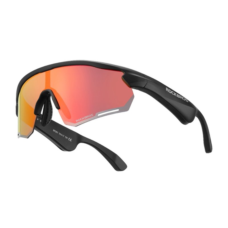 Rockbros SP251 poliarizuoti „Bluetooth“ akiniai (veidrodiniai)