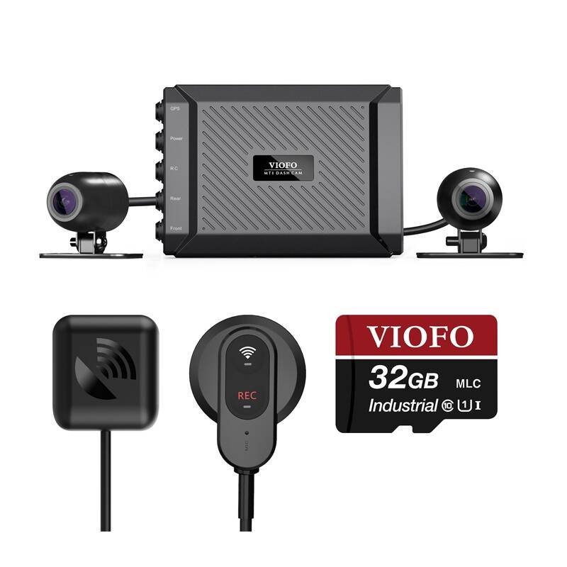 VIOFO MT1 1080p WiFi, GPS motociklo kamera