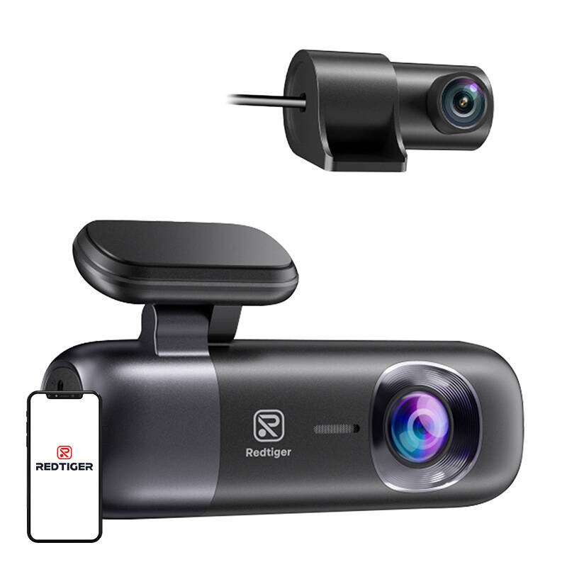 Redtiger F9(32G) 4K priekinė ir galinė automobilinė kamera