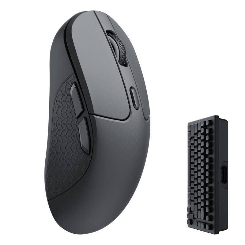 Keychron M3 RGB 4000Hz belaidė žaidimų pelė (juoda) [M3-A4]