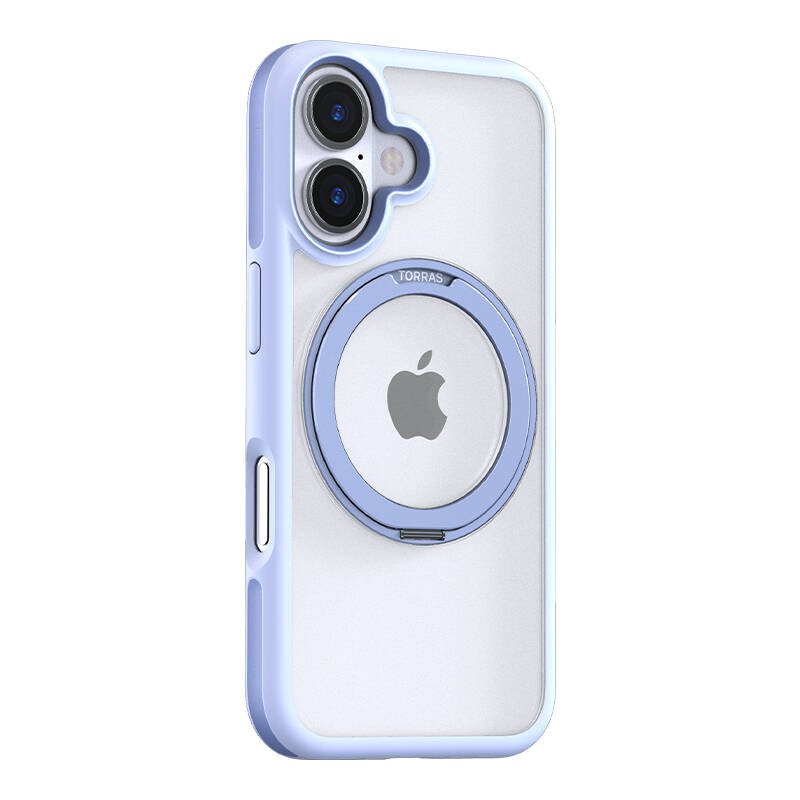 Torras Ostand R Fusion Series dėklas iPhone 16 (šviesiai mėlynas)