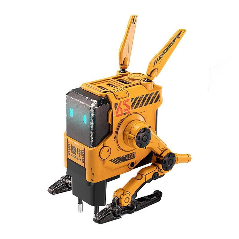 GravaStar Alpha65 65W GaN greito įkrovimo įkroviklis War Damaged Version geltonas