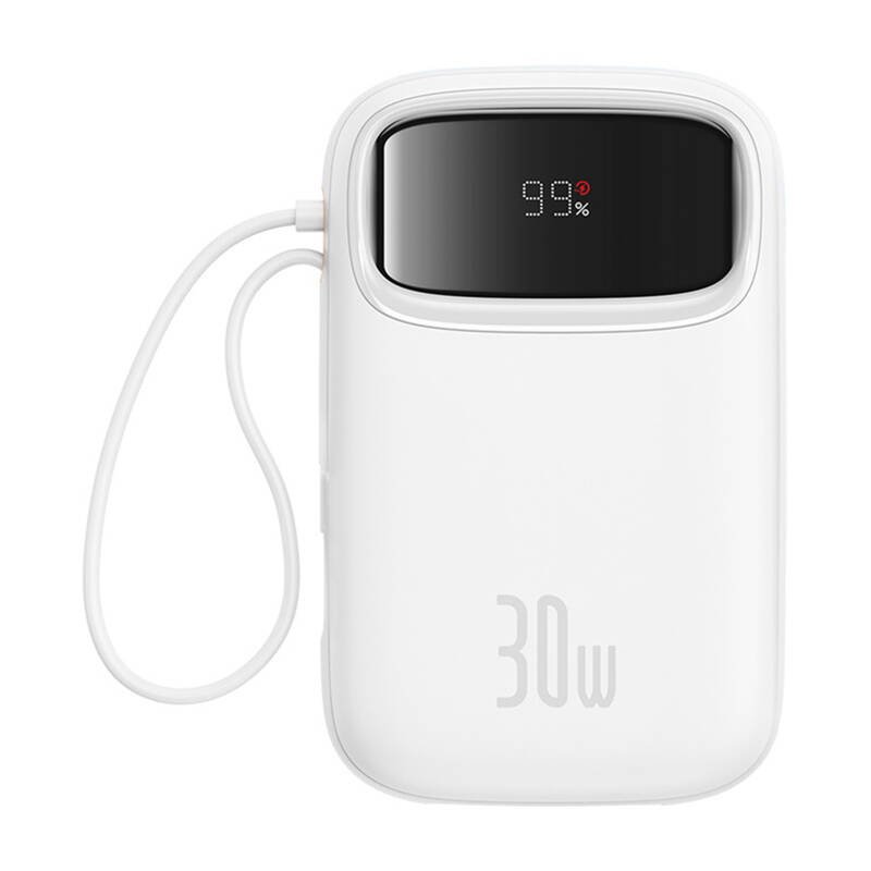 Baseus QPow 2 10000mAh 30W powerbank (baltas)