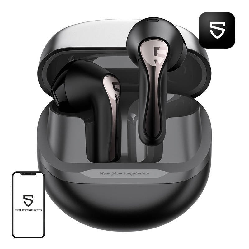 Ausinės TWS Soundpeats Air 5 (juodos)