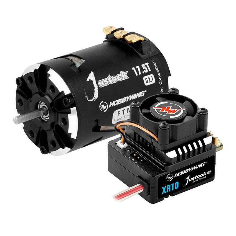 Hobbywing XR10 Justock G3S + 3650SD G2.1 17.5T komplektas