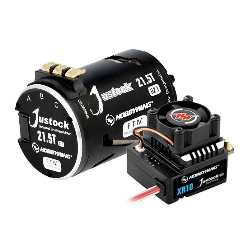 Hobbywing XR10 Justock G3S + 3650SD G2.1 21.5T komplektas