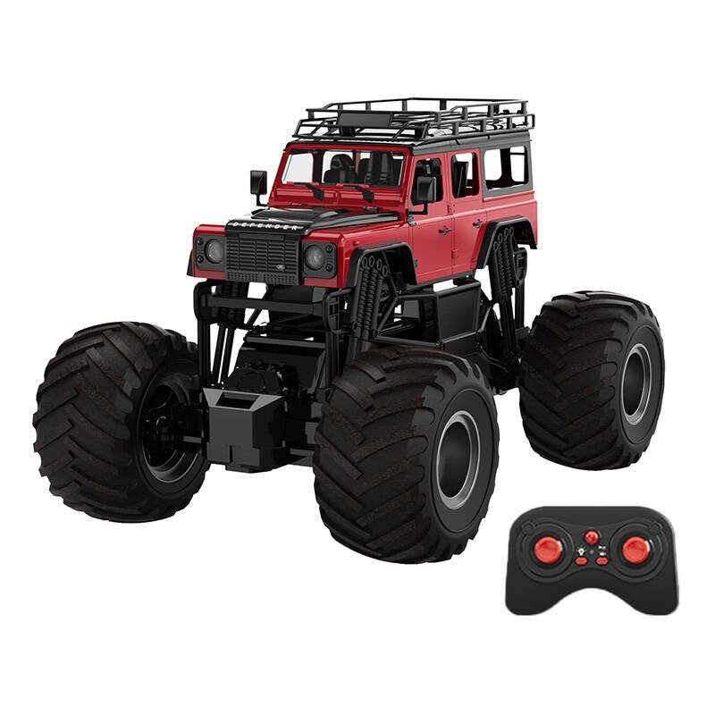 Nuotoliniu būdu valdomas automobilis 1:8 Double Eagle (raudonas) Land Rover Defender E375-003