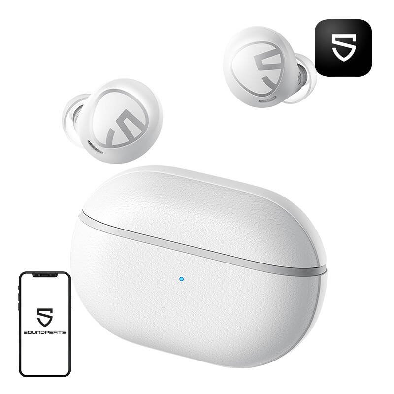 TWS Soundpeats Free2 Classic ausinės (baltos)
