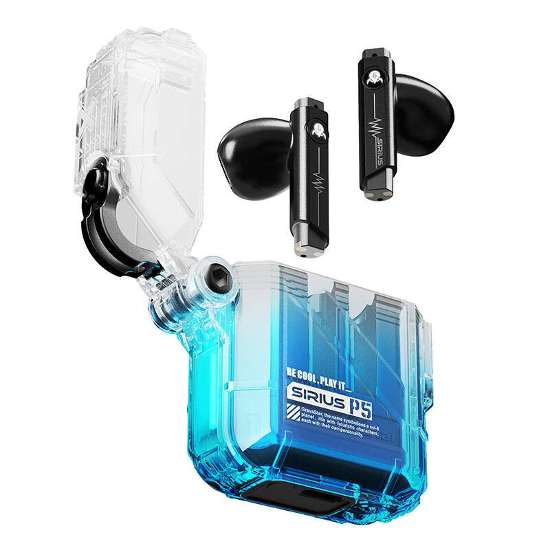 GravaStar Sirius P5 TWS ausinės Defense Crystal V2
