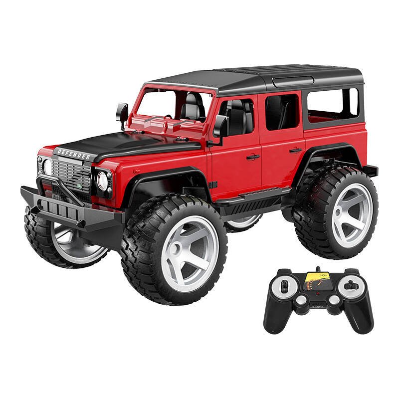 RC nuotolinio valdymo automobilis 1:14 Double Eagle (raudonas) Land Rover Defender E362-003