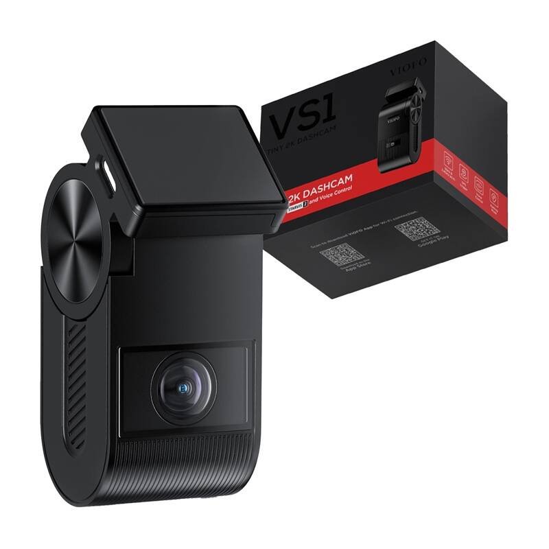 VIOFO VS1 2K WiFi vaizdo įrašymo įrenginys, GPS + 32GB atminties kortelė