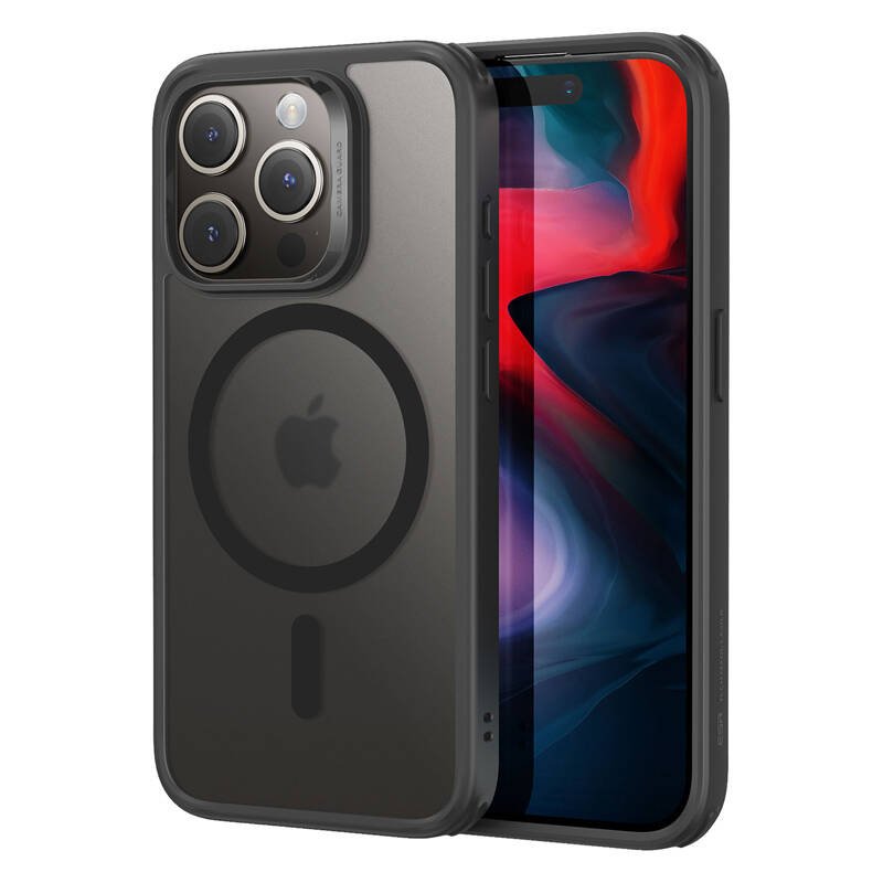 ESR Halo Lock dėklas iPhone 15 Pro (juodas)