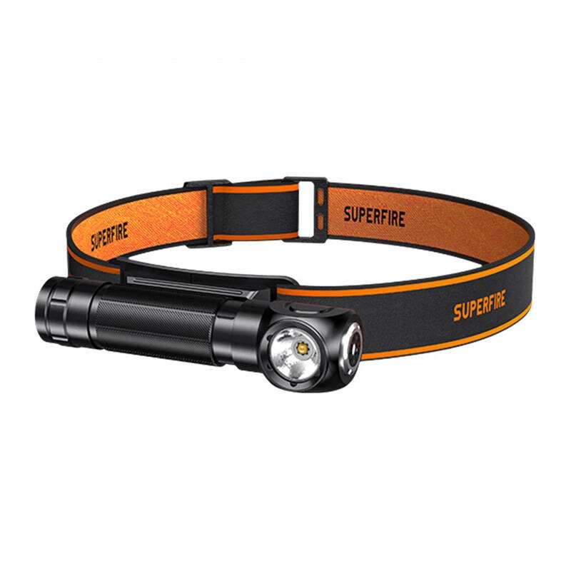 2-in-1 žibintuvėlis Superfire TH04, 600lm, USB-C