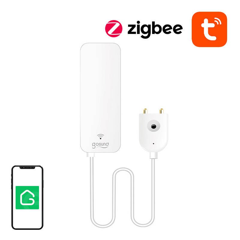 ZigBee Gosund ST19 Tuya išmanusis vandens nuotėkio jutiklis