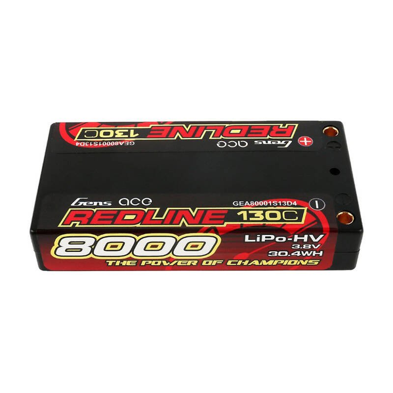 LiPo baterija GENS ACE 8000mAh 3.8V 1S2P 130C
