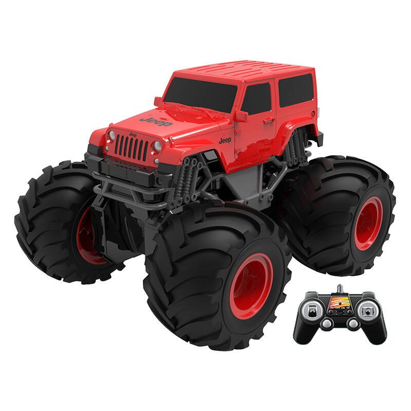 Nuotoliniu būdu valdomas automobilis Double Eagle (raudonas) Jeep (Amfibinis) E342-003
