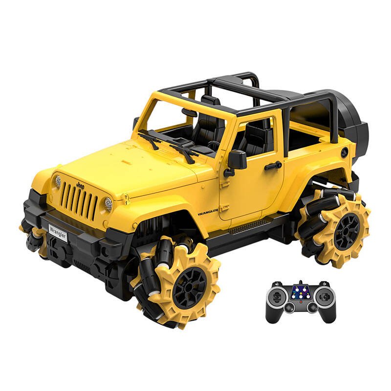 Nuotoliniu būdu valdomas automobilis 1:16 Double Eagle (geltonas) Jeep (driftas) E348-003