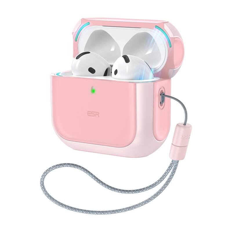 AirPods 4 Orbit Hybrid dėklas (rožinės spalvos)