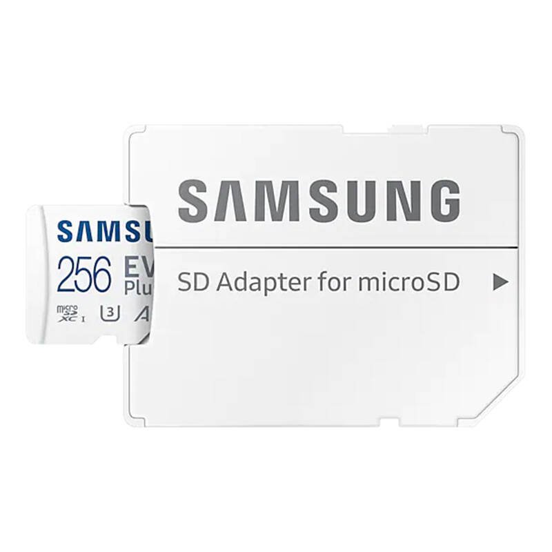 Samsung microSD atminties kortelė MB-MC256SA EU EVO Plus 256GB su adapteriu