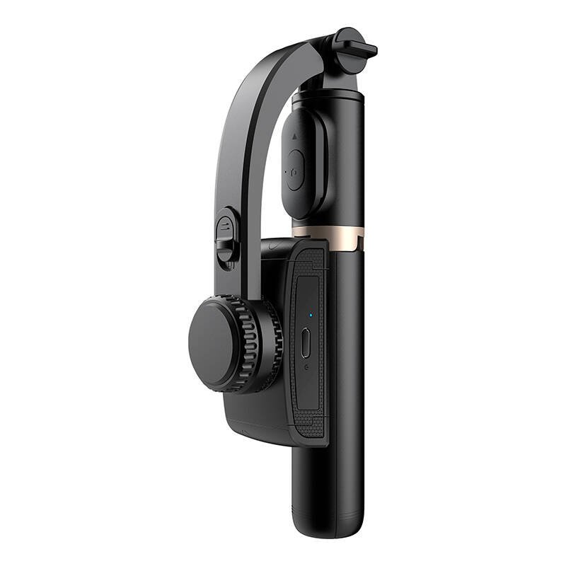Gimbal/laikiklis su šviesa APEXEL Q08d (juodas)