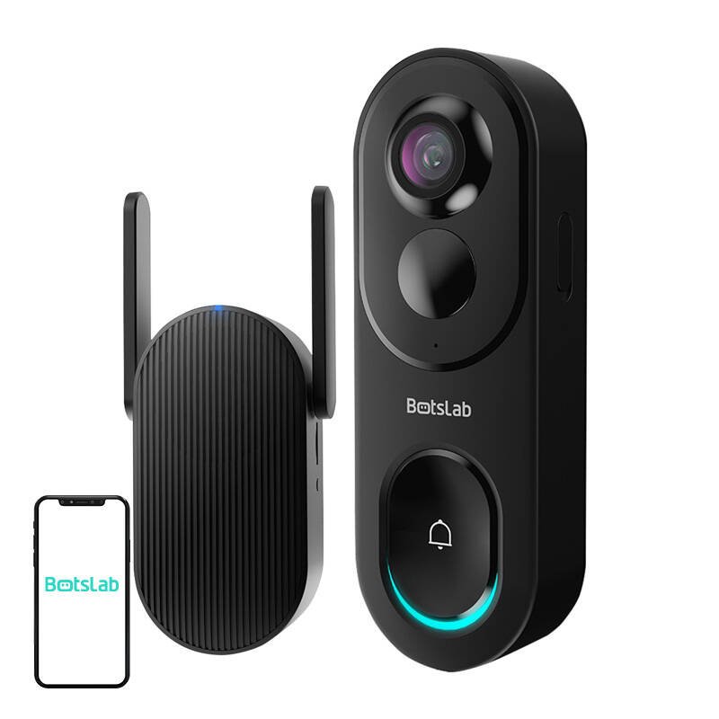 Botslab 2 R810 5MP vaizdo interkomas, 360°, IP66, 5200 mAh