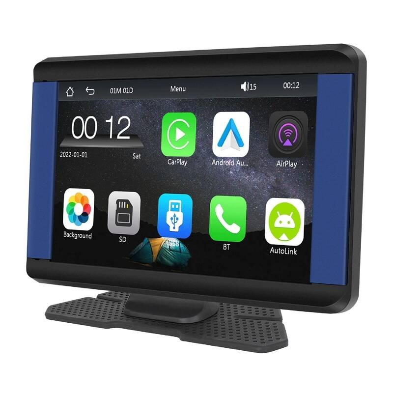 Automobilio monitorius 7.0” Podofo A3431 Carplay&Android Auto