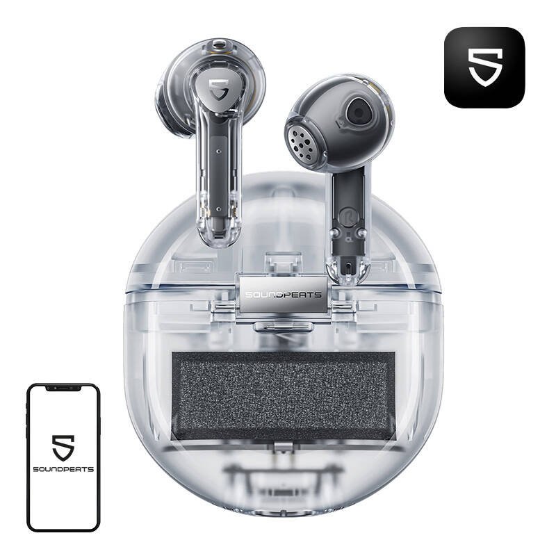 TWS Soundpeats Air TP ausinės (baltos)