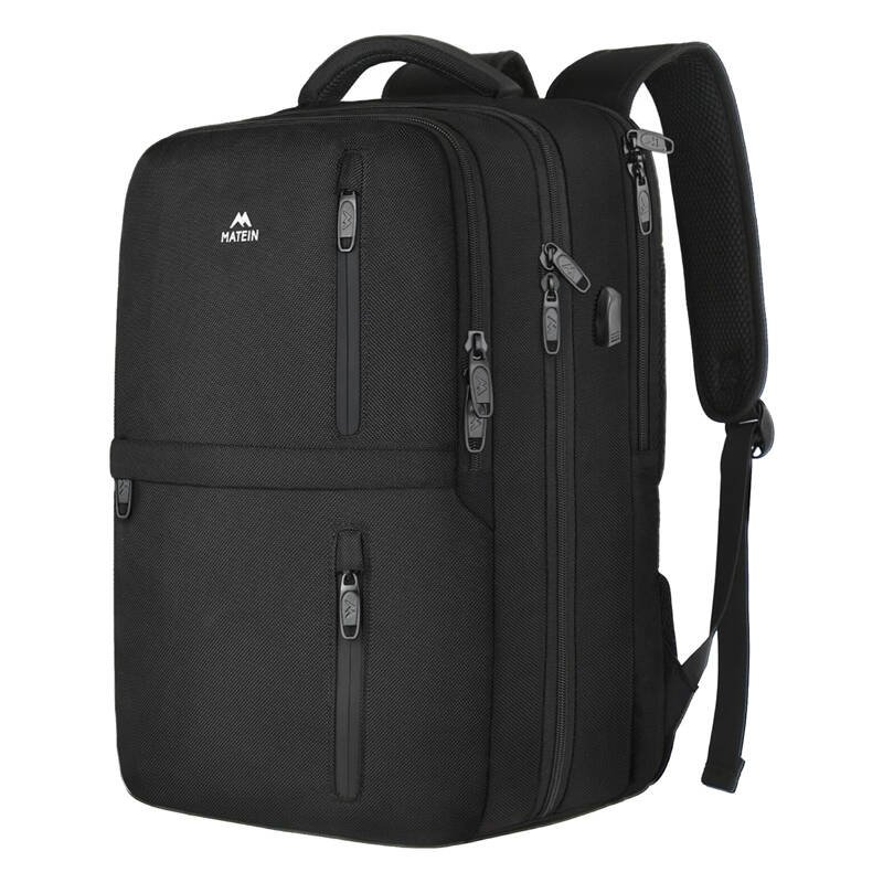 Matein 1197 Juodas USB 17’’ nešiojamojo kompiuterio kelioninis kuprinė