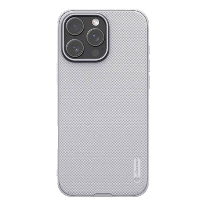 Etui do iPhone 16 Pro Nillkin Super Frosted Shield Pro (pilkas)