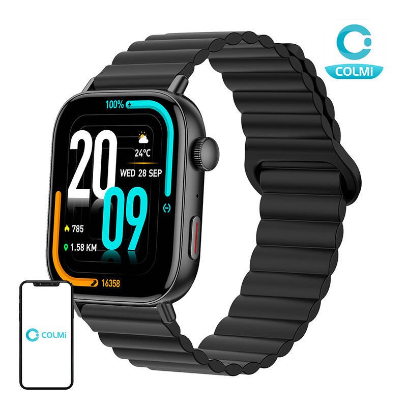 Colmi C8 Max išmanusis laikrodis su magnetine apyranke (juodas)