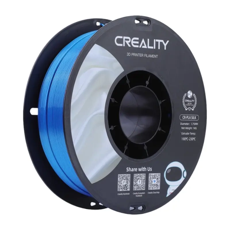 CR-Silk PLA gija Creality (mėlynas)