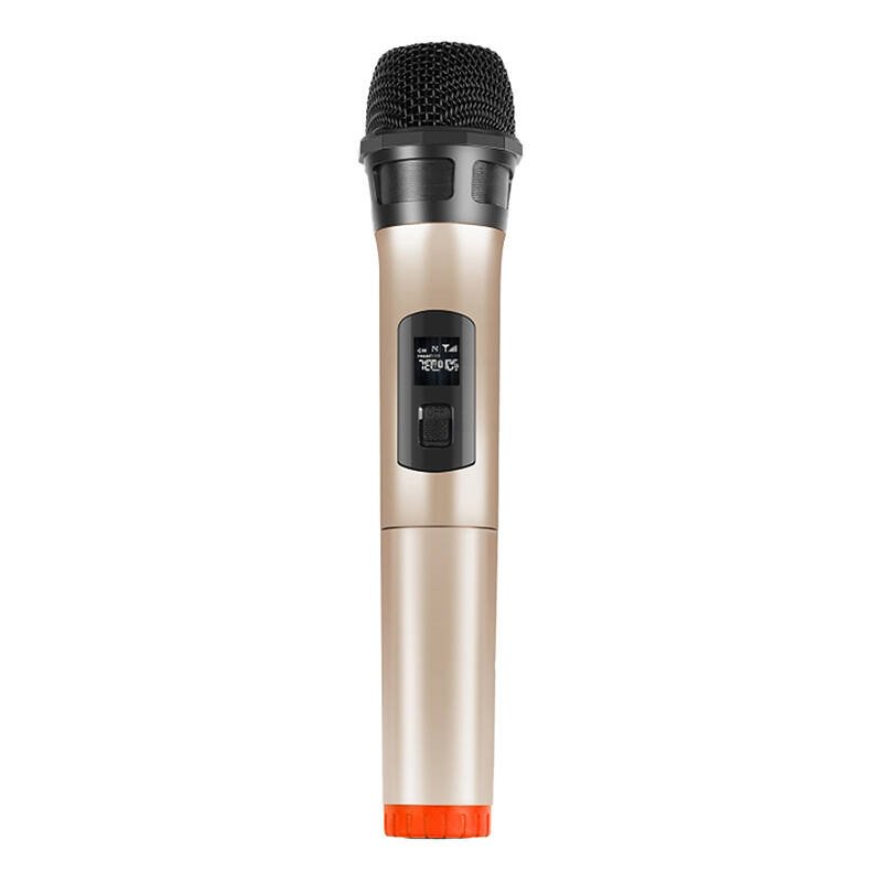 Belaidis dinaminis mikrofonas UHF PULUZ PU628J 3,5 mm (aukso spalvos)