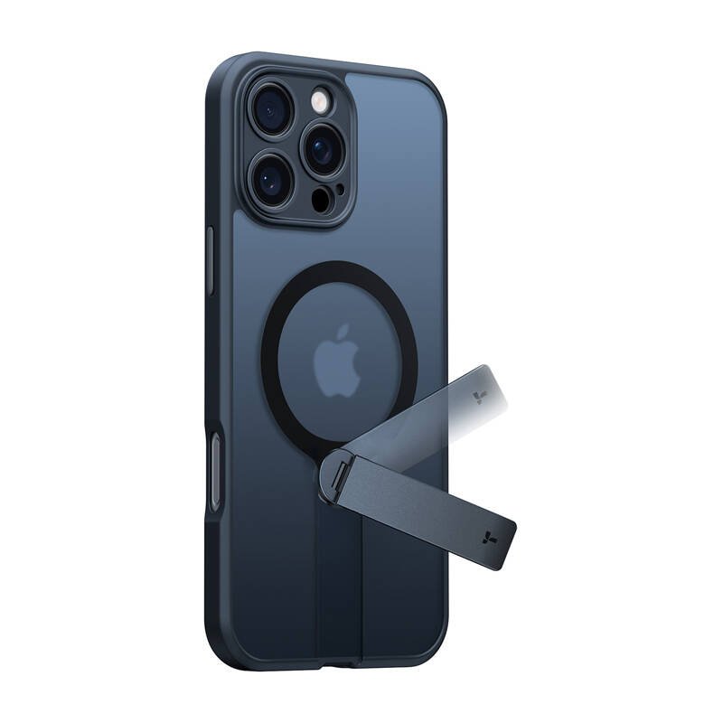 Torras Pstand Spin dėklas iPhone 16 ProMax (juodas)