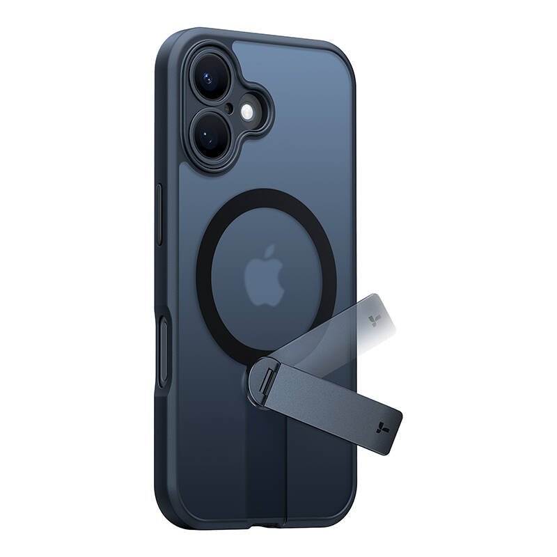 Torras Pstand Spin dėklas iPhone 16 (juodas)